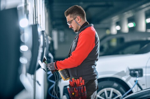 E-Mobilität Tiefgarage